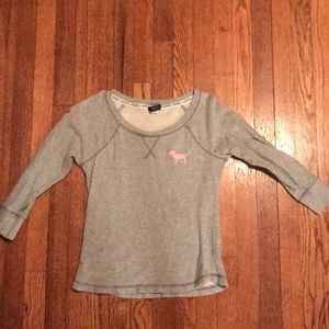 Victoria Secret Pink Gray sweater